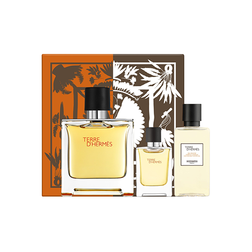 TERRE D HERMES PURE PARFUM GIFT SET 75ML EDP 40ML SHOWER GEL 5MLEDP Plethora Perfumes